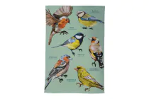 Beautiful Birds Hand Drawn Tea Towel - 1