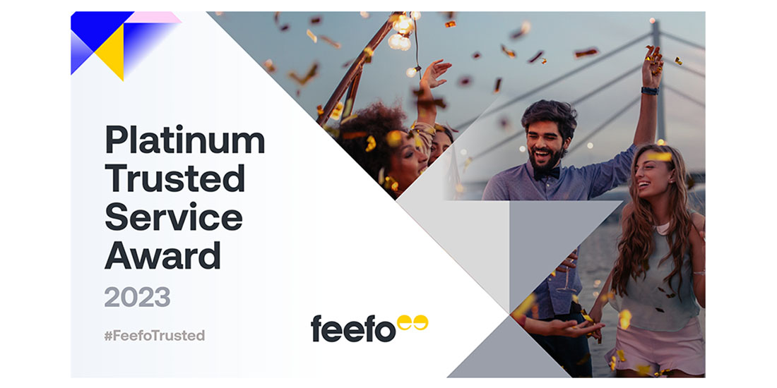 Feefo Platinum Trusted Service Award Winners 2023
