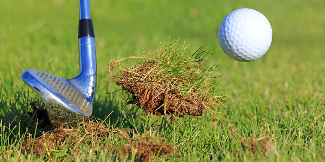 How to repair divots on the golf course